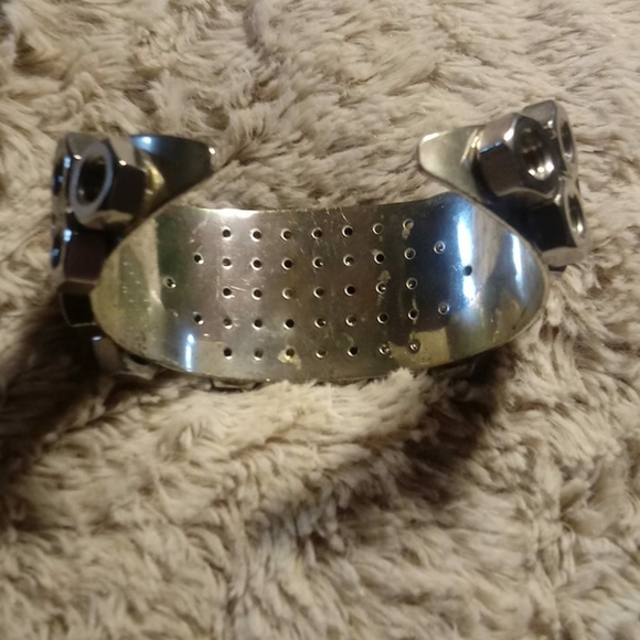 Cool Silver Nuts Bracelet Different Mens - Picture 7 of 16